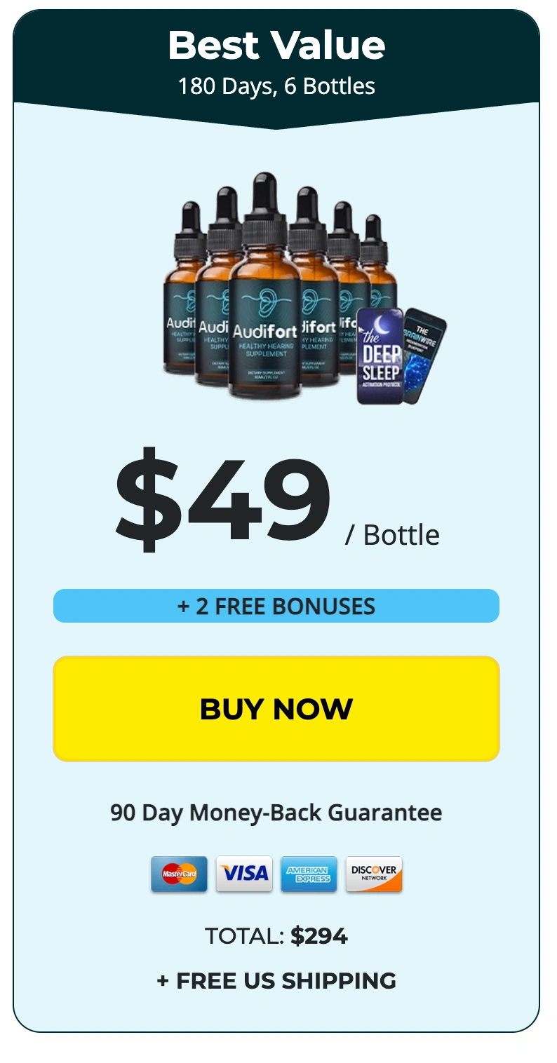 Audifort 6 bottles
